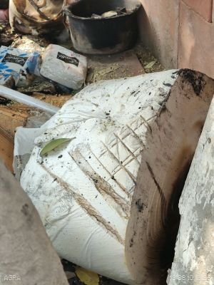 Fire, Water or Heat Affected stock of Tissue Roll